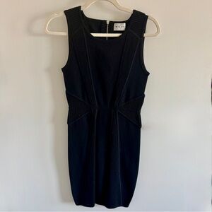 Milly Black Sleeveless Knit Dress